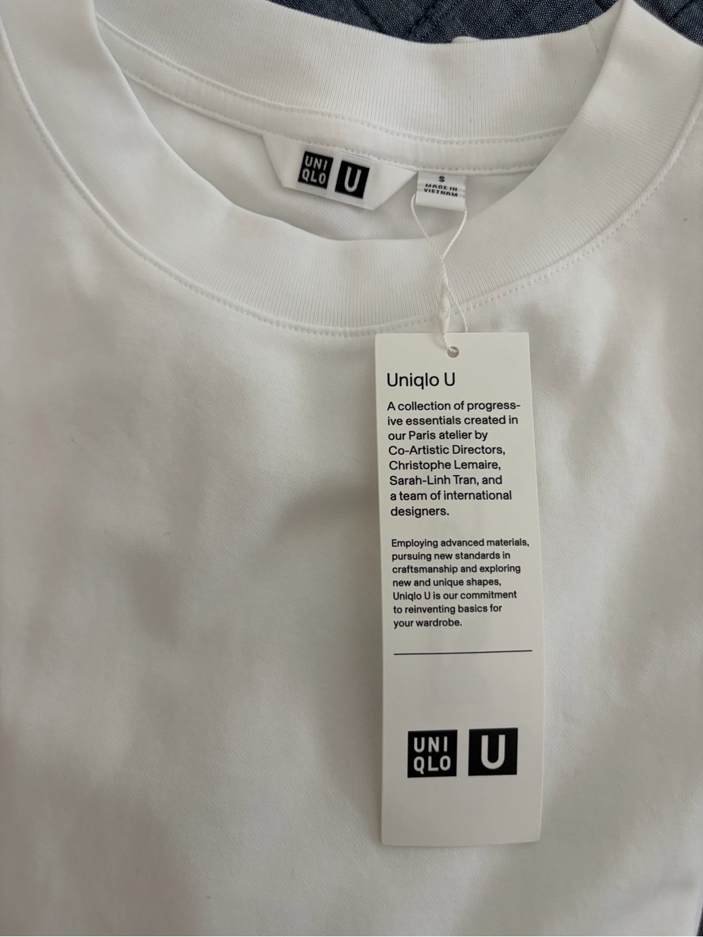 Uniqlo U Men's White Crew Neck Short Sleeve Tee